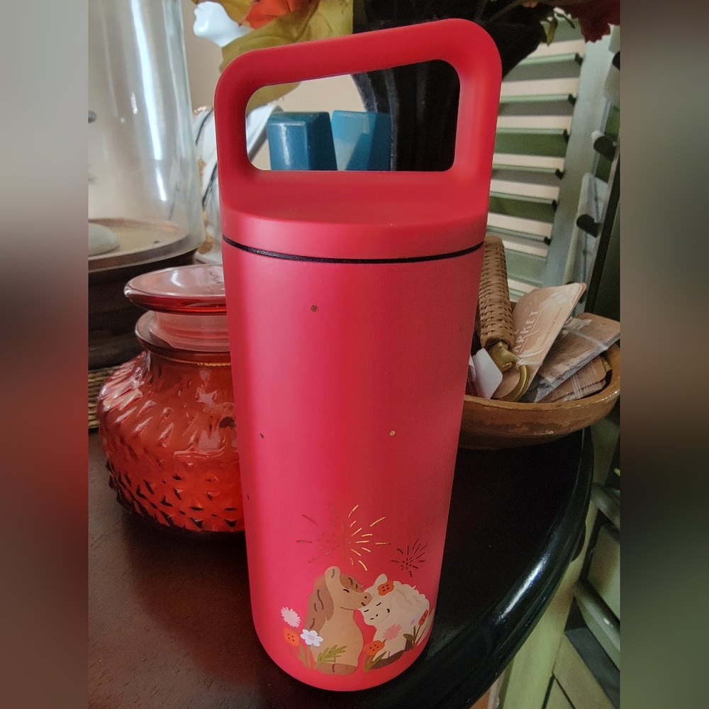 Starbucks Year Of The Horse STAINLESS Steel Travel Container